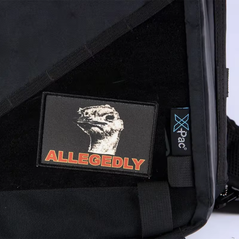Parche táctico moral ALLEGEDLY con velcro para uniforme y mochila - imagen 5