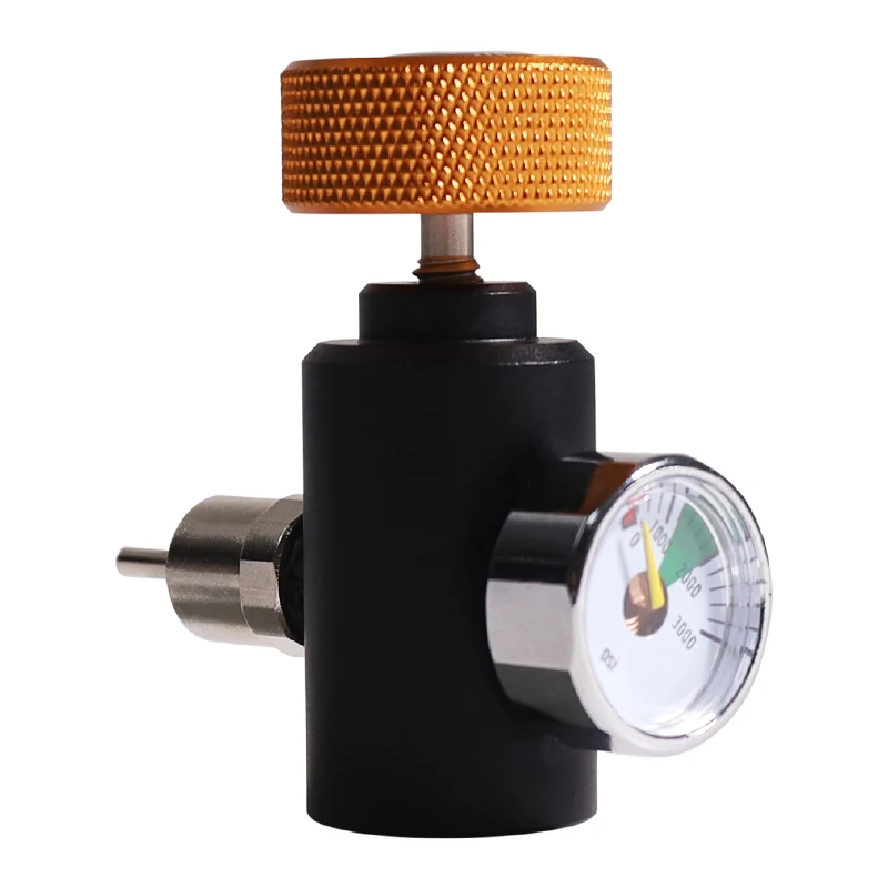 Nuevo tanque de refrescos, adaptador de carga de tanque de Co2, conector adaptador de repuesto con manómetro, regulador ajustable, barril de cerveza casera - imagen 5