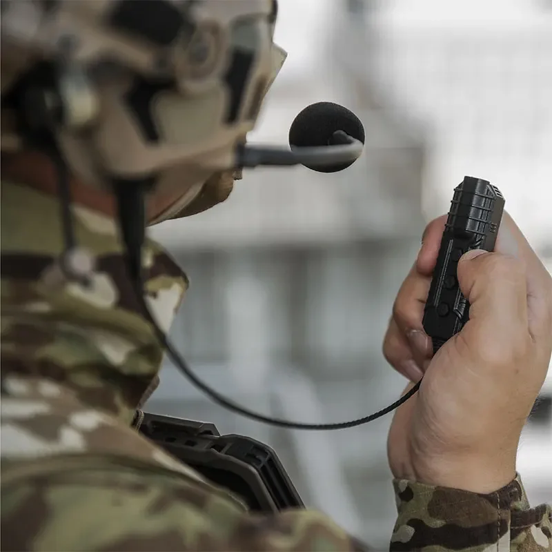 FMA adaptador auxiliar inalámbrico Bluetooth táctico para auriculares Amp Pickup, reducción de ruido - imagen 3