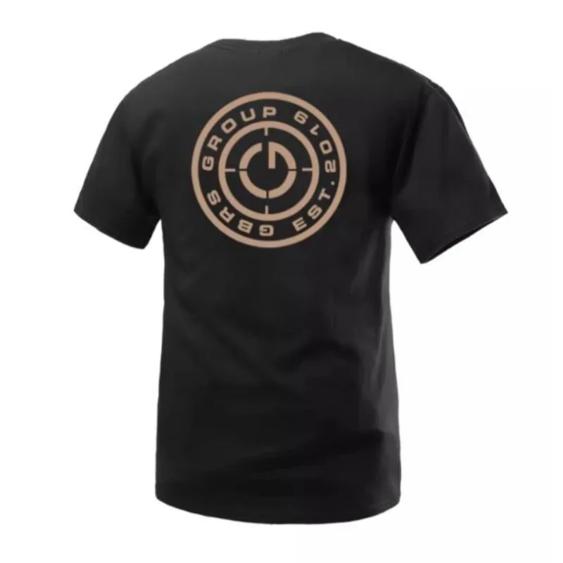 Nuevo tema de seguridad privada estilo GBRS, camiseta de manga corta con cuello redondo y estampado de ojos de toro, manga corta para fanáticos del ejército - imagen 5