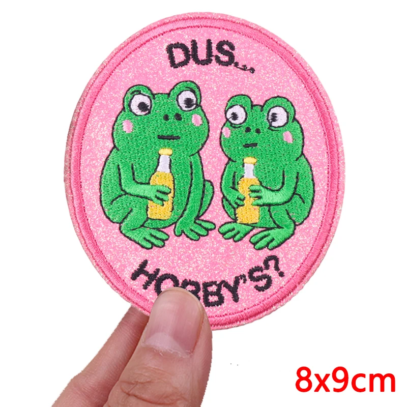 Parches bordados con emblema Oeteldonk de Carnaval de Países Bajos, parche de rana, parches para planchar para ropa, regalos de celebración, novedad de 2026 - imagen 3