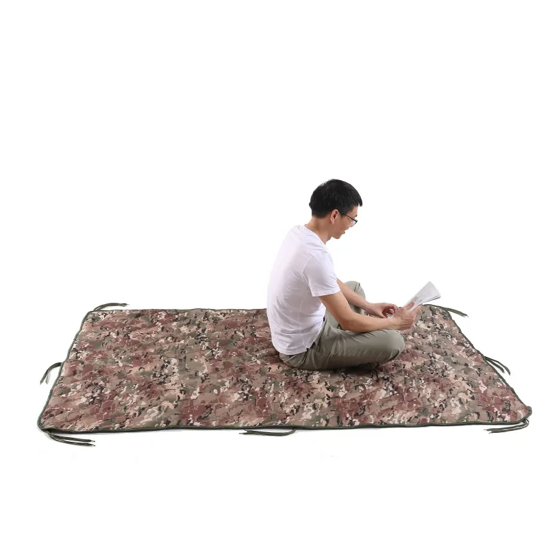 Manta militar Woobie con aislamiento térmico, Poncho para acampar, forro ligero, portátil, resistente al agua, equipo de supervivencia con bolsa de transporte - imagen 4