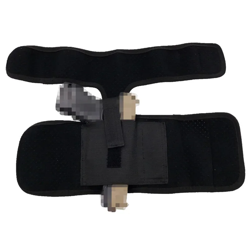 Funda de pistola de caza Airsoft, bolsa con cinturón acolchado, tobillo oculto, pierna al tobillo, táctica Universal para exteriores - imagen 5