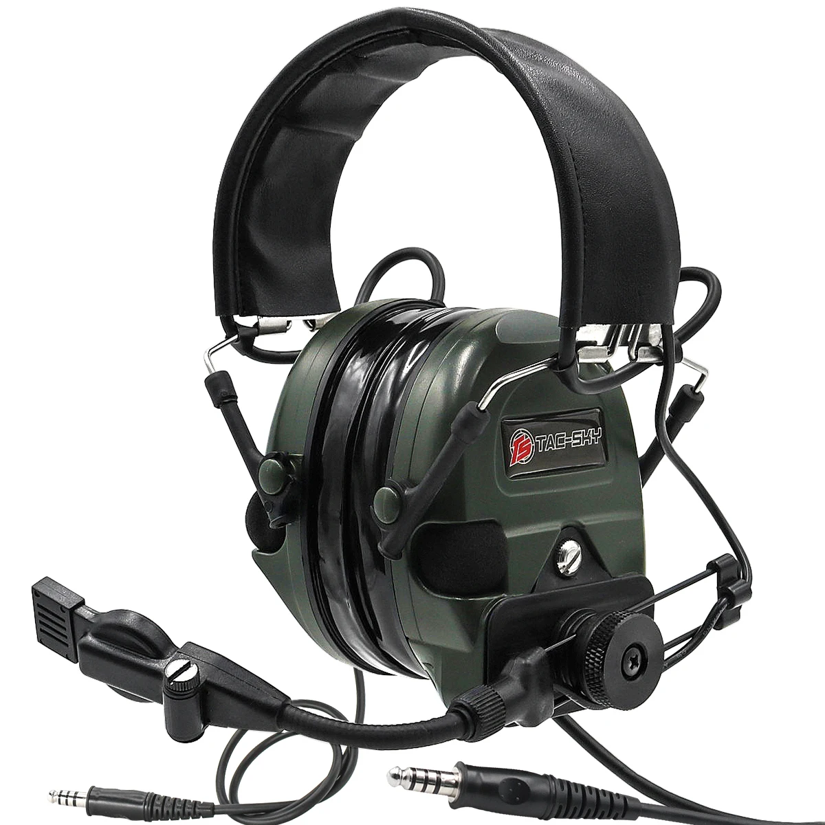 TAC-SKY TCI LIBERATOR orejeras de silicona de comunicación Dual pastilla de reducción de ruido auriculares tácticos walkie-talkie - imagen 3