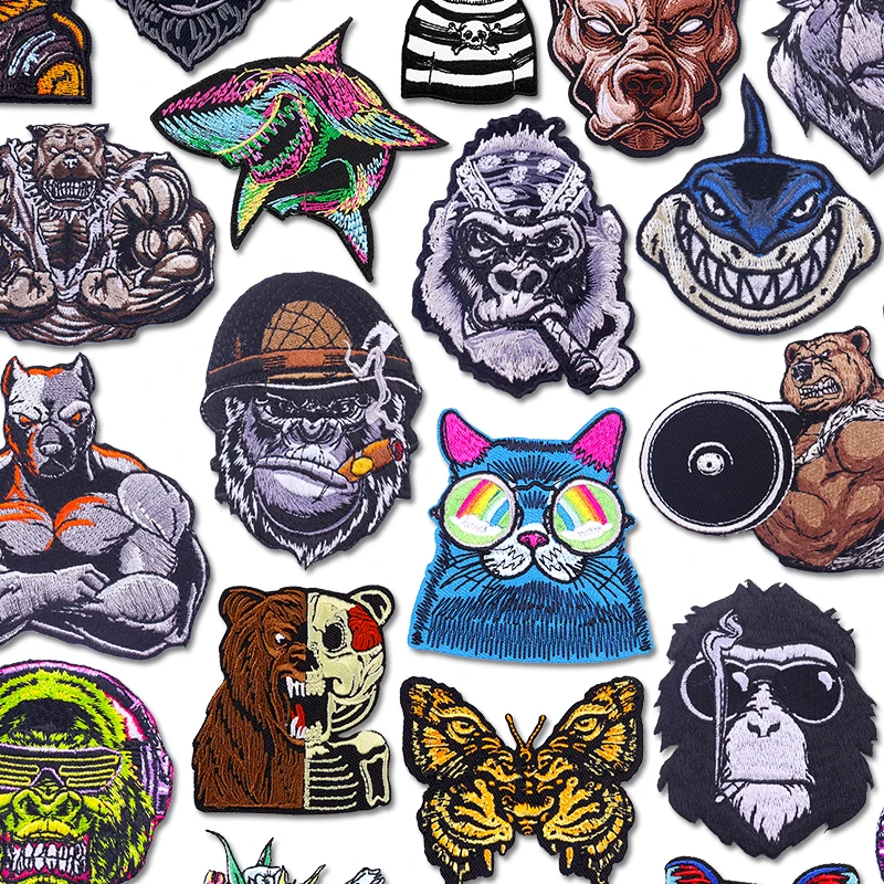 Parches tácticos MOLLE con velcro animal para chaquetas y mochilas - imagen 5