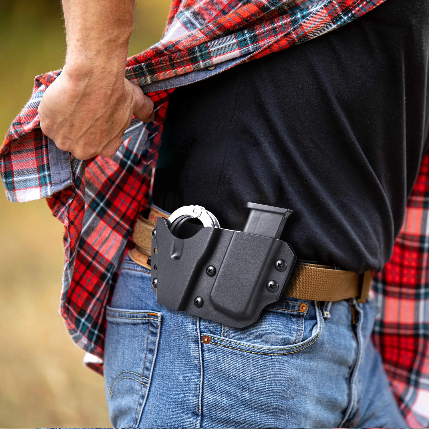 Funda Kydex porta esposas y cargador doble táctico - imagen 5