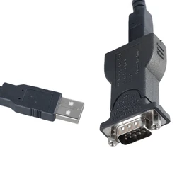 Adaptador RS232 USB a DB9 macho para cable serial