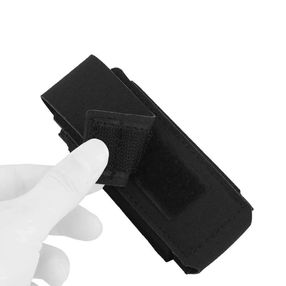 OPHIDIAN-bolsa de pulverización de pimiento Molle para caza, bolsa multiusos elástica de 9mm, soporte para linterna, chaleco de caza, accesorios para cinturón - imagen 4