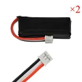 2Pcs battery 3P plug
