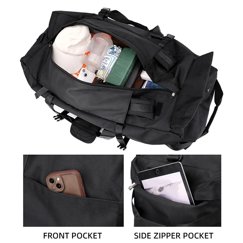 Bolsa de gimnasio deportiva para viajes al aire libre, Fitness, Camping, Yoga, mochila de entrenamiento grande, equipaje de hombro, bolso, mochila, bolsas para mujeres y hombres - imagen 5