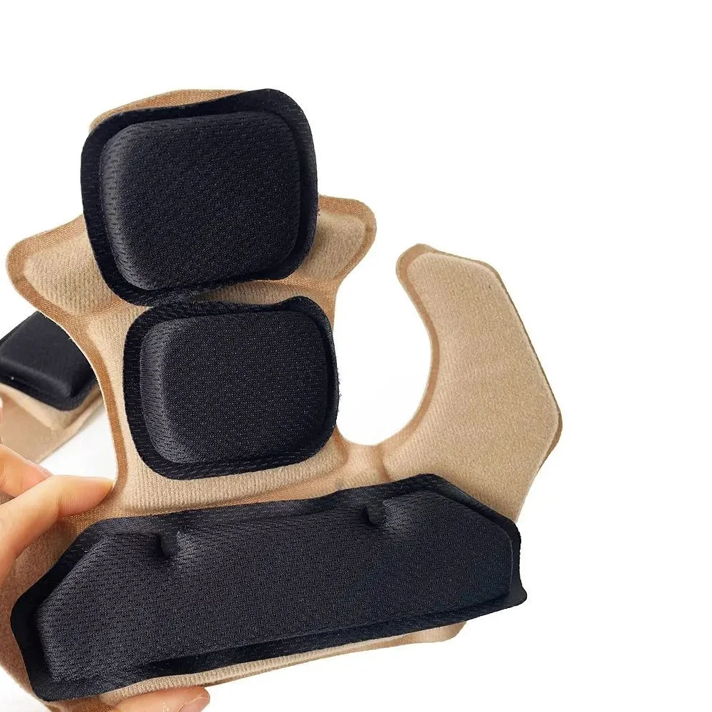 Wendy-sistema de suspensión Universal para casco, correa para la barbilla, cordón ajustable, cojín interno, almohadilla de esponja con memoria para caza y tiro - imagen 3