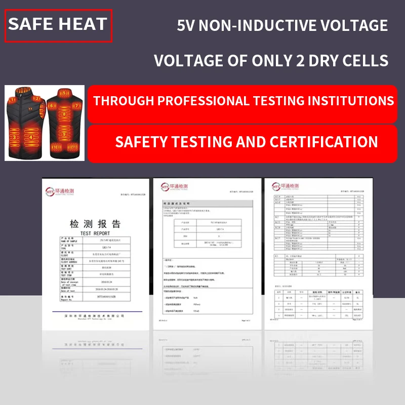 Chaleco con calefacción para hombre y mujer, chaqueta térmica de camuflaje con calefacción eléctrica, abrigo de caza a la moda, ropa de invierno, 11 - imagen 5