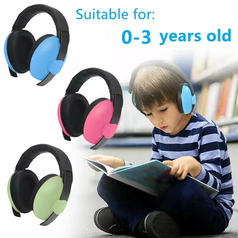 Auriculares con reducción de ruido para bebés, orejeras para niños con cancelación fuerte, seguridad auditiva para niños de hasta 0 a 3 años - imagen 2