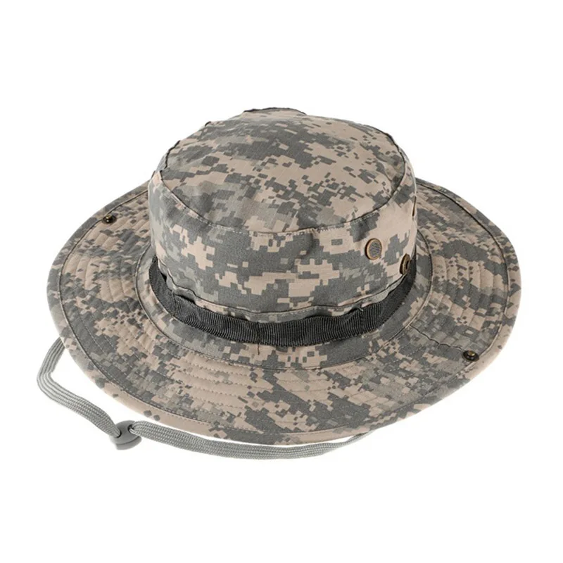 Gorra táctica de camuflaje para exteriores, sombrero deportivo para el sol para hombre, pesca, montañismo, caza, senderismo, sombrero multifuncional para acampar - imagen 5
