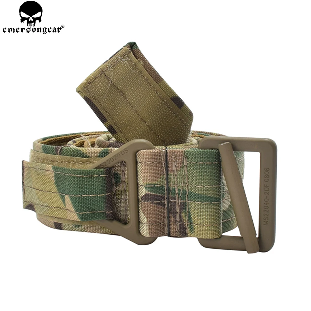 EMERSONGEAR-cinturón táctico CQB Rappel para hombre, cinturón de camuflaje multicamuflaje para Airsoft, caza, Paintball, deportes, EM5601 - imagen 4