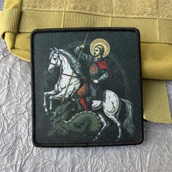 Parche militar "Victor St. George", insignia de moral táctica, parches de gancho y bucle, mochila, ropa, pegatina decorativa, brazalete