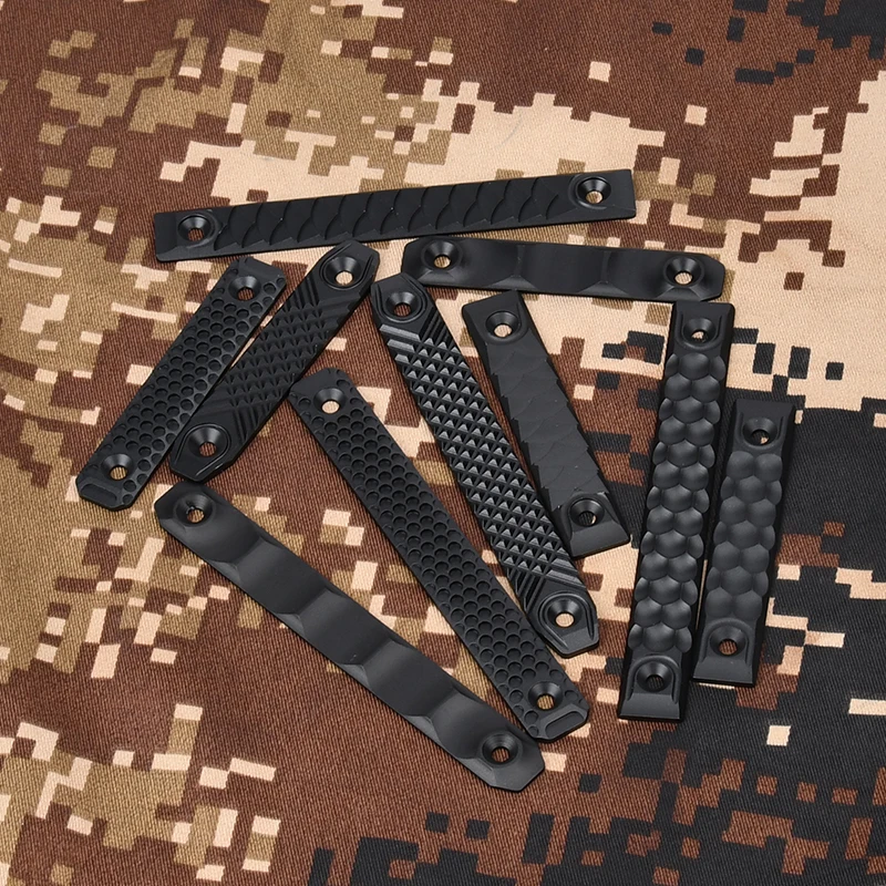 WADSN-Panel de cubierta de riel M-lok para protección de manos, riel táctico MLOK para sistema M-lok, paquete de protección de manos de riel MLOK de 120MM y 80MM - imagen 4