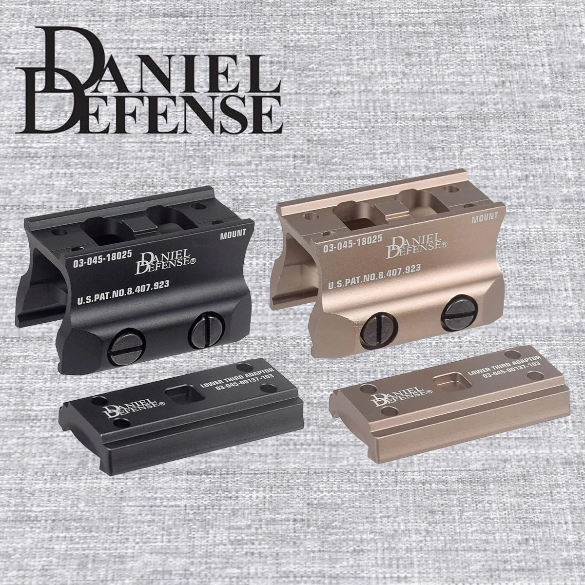 DANIEL DEFENSE Riser Scope Mount para T01, T02, H01 Red Dot Sight Riflescope aumentar montaje accesorios de caza - imagen 3