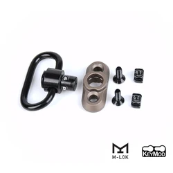 WADSN-Soporte táctico de Metal QD para M-LOK Keymod, accesorios de Base de montaje, hebilla de correa giratoria, botón de liberación rápida