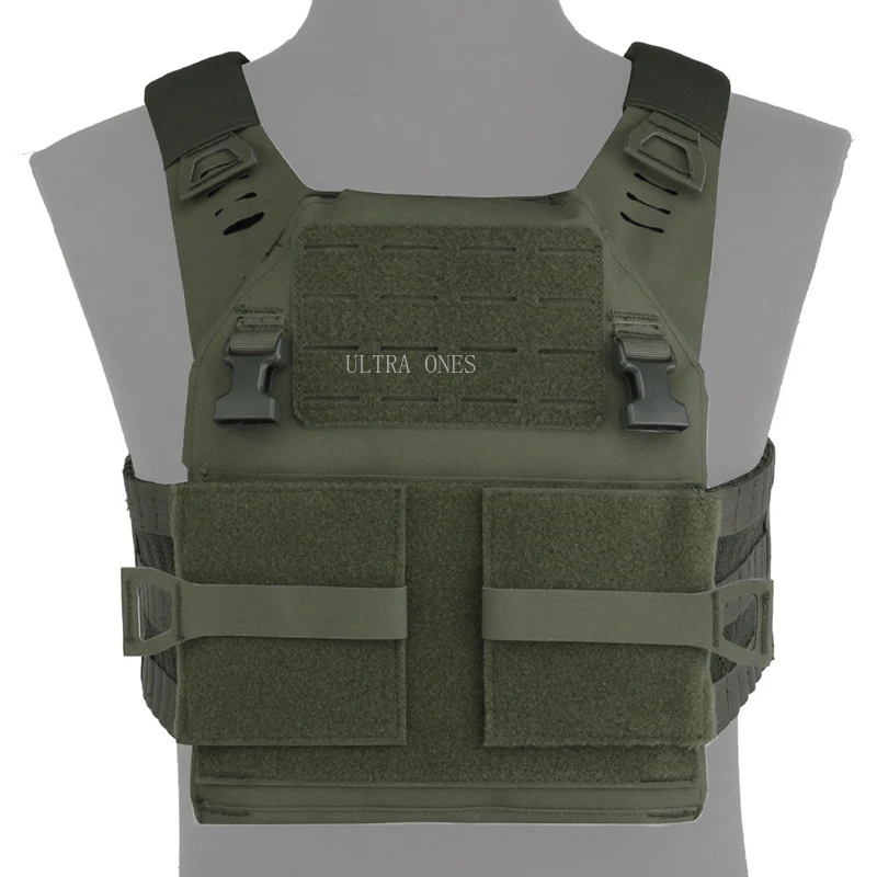 Chaleco táctico Airsoft Wargame Paintball, chaleco de liberación rápida, caza al aire libre, tiro, entrenamiento de combate, ropa ligera - imagen 2