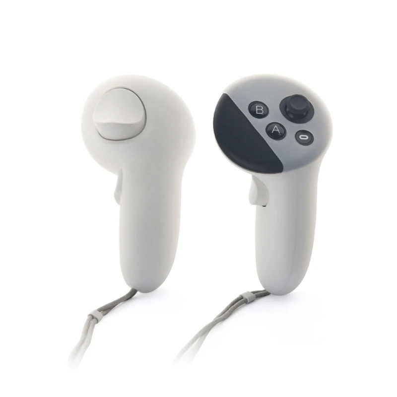 Nueva cubierta protectora accesorios para Quest 3 controlador táctil, cubierta silicona, piel con - imagen 4