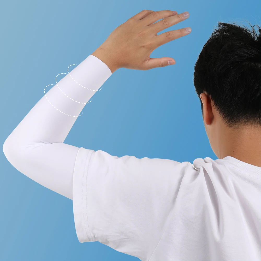 Manguito de protección Uv para brazo de deporte, Mangas de pesca para verano, correr, ciclismo, voleibol, Golf, seda de hielo, calentador de brazo, armas de pescadores - imagen 3