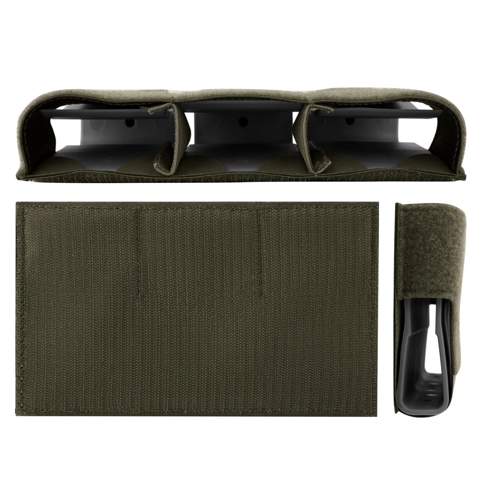 KRYDEX Triple funda portacargadores elástica MOLLE para M4 5.56mm - imagen 5