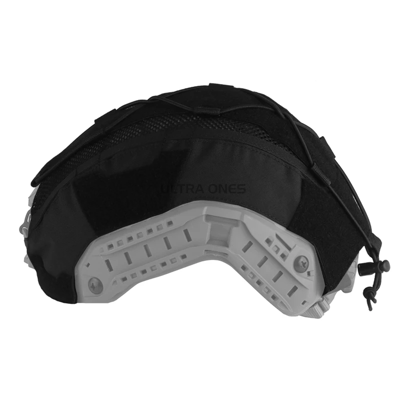 Casco táctico de tela de camuflaje, cubierta ligera para casco, casco de corte súper alto SF rápido, talla M L, equipo para cascos de caza Airsoft - imagen 5