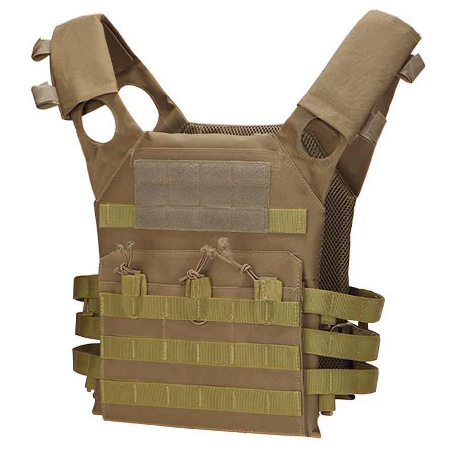 Chaleco de adiestramiento al aire libre, multifuncional, expansión MOLLE, práctico chaleco de entrenamiento COS, chaleco ligero JPC