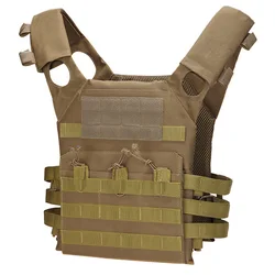 COS JPC Chaleco táctico MOLLE ligero multifuncional para entrenamiento