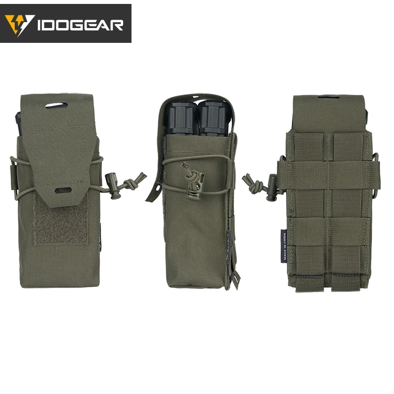 IDOGEAR táctico doble 5,56 Mag bolsa MOLLE revista bolsa Mag Carrier caza 3594 - imagen 3