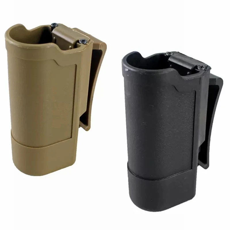 Bolsa táctica para linterna al aire libre, funda para linterna MOLLE, funda para cinturón, bolsa para linterna LED con luz de lucha, antorcha con Clip para iluminación - imagen 2