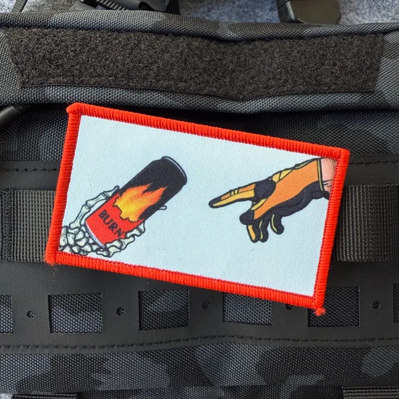 Parche divertido con gancho y bucle, insignia de moral, parches tácticos militares para mochila, ropa, chaqueta, apliques