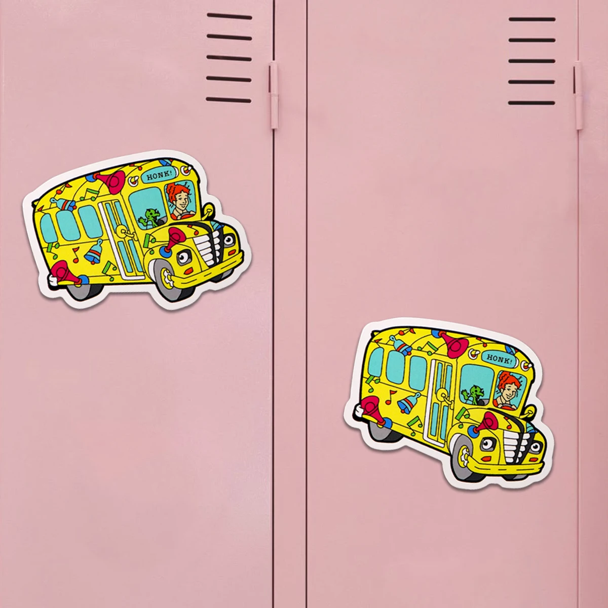 Imanes divertidos para nevera de autobús escolar para niños, pegatinas magnéticas para nevera, accesorios de cocina, regalo de decoración para el hogar - imagen 4