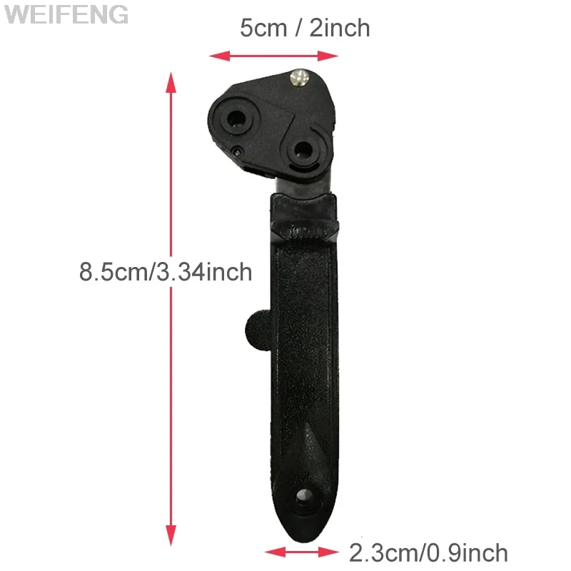 Funda de pistola con cinturón táctico, adaptador de bloqueo de hebilla de arco de seguridad, funda de cintura para pistola, accesorios de botón para GL17 M9 SIG P226 - imagen 3