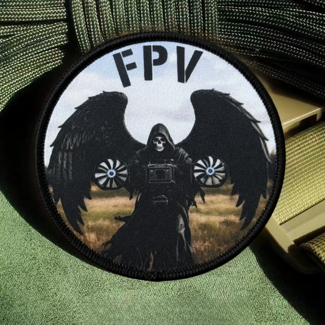 Parche Chevron Reaper Harvester, parches de gancho y bucle impresos para ropa, insignia de moral táctica, brazalete del ejército, pegatina para mochila - imagen 5