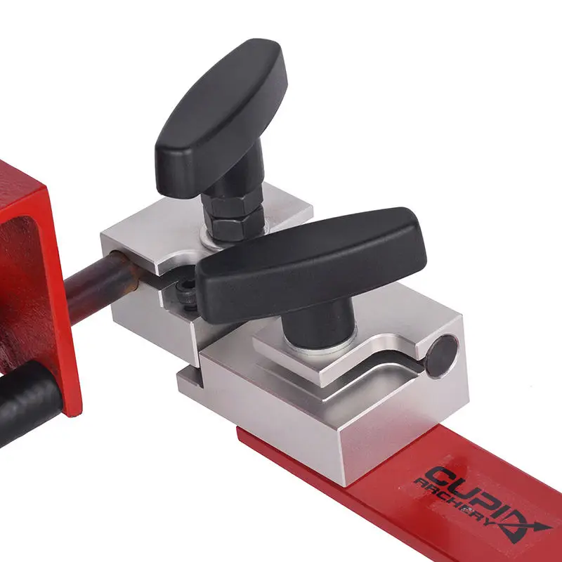 Tornillo de banco de arco de tiro con arco ajustable de Metal, soporte para equipo de flecha y arcos compuestos, soporte de herramientas Universal paralelo profesional - imagen 5