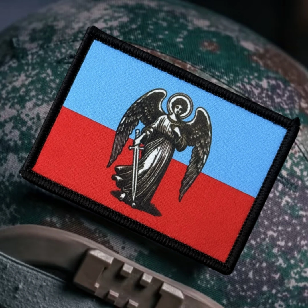 Parche de insignia de moral de Ángel de bruja de espada, emblema táctico militar, parches de gancho y bucle impresos para ropa, pegatinas para mochila - imagen 5