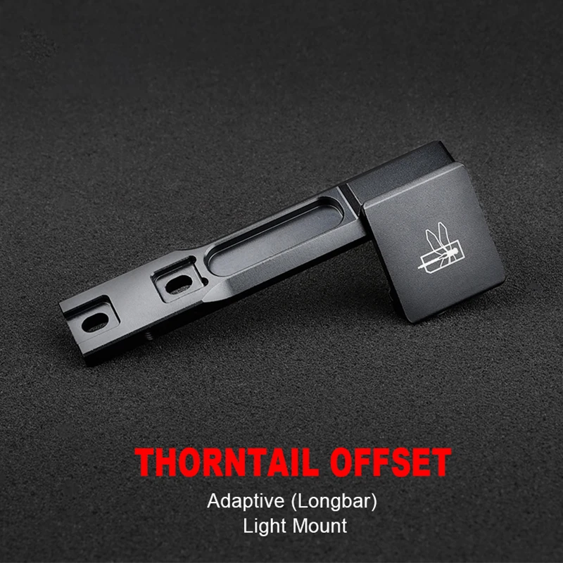 WADSN luz de caza nocturna montaje compensado para Surefire M300 M600 M300V arma exploradora táctica linterna en riel Picatinny Mlok de 20mm - imagen 3