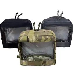 Bolsa táctica transparente secundaria con organizador interior Simple