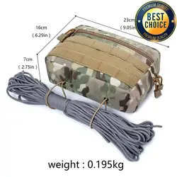 Bolsa táctica 1000D subabdominal para portaplacas