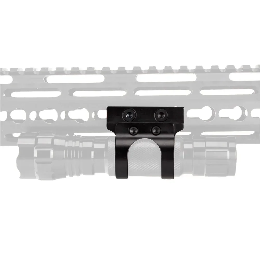 Base de liberación táctica, soporte de montaje de anillo de riel Keymod de Metal, 1 pulgada, 25,4mm de diámetro, ligero para linterna de caza M300 M600 - imagen 3