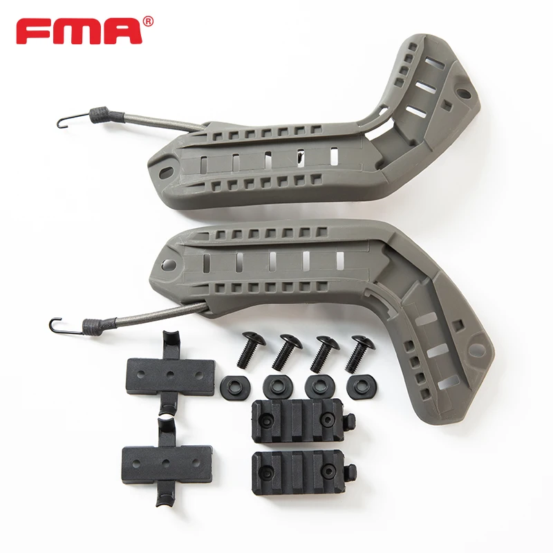 FMA ARC Rails - FAST XP & HC casco táctico de protección personal de corte alto, accesorios de Riel lateral - imagen 5