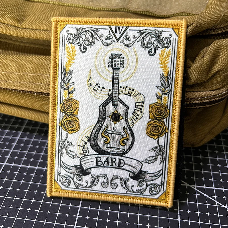 Parche táctico velcro emblema moral de cartas para mochila militar - imagen 2