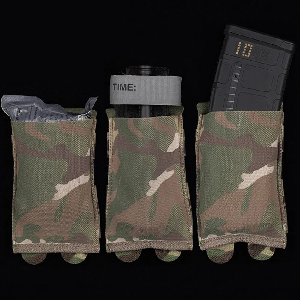 Bolsa elástica para revistas 5,56/7,62, ligera, de liberación rápida, para caza, tiro, Airsoft Mag, cinturón táctico Molle, chaleco, equipo - imagen 5