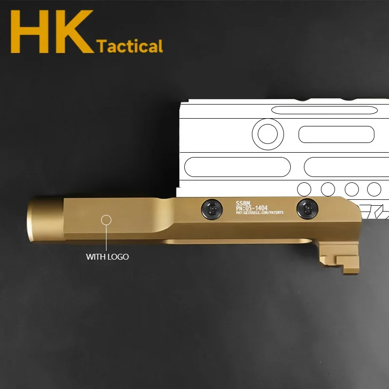 Soporte de bayoneta táctico de Metal GEISS Super Stabby, modelo M9, soporte de mango de bayoneta de juguete, accesorio para armas de caza para riel de 21mm - imagen 5