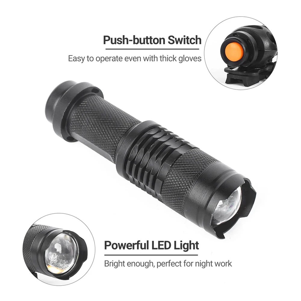 Luz táctica rápida para casco, linterna táctica, lámpara de seguridad de supervivencia, Airsoft, estroboscópica, lámpara de momento constante para casco, caza y Camping - imagen 5