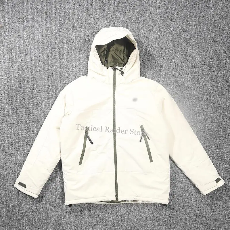 Chaqueta impermeable de invierno capucha algodón cremallera laminada - imagen 3