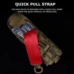Bolsa médica MOLLE IFAK liberación rápida – Trauma emergencias