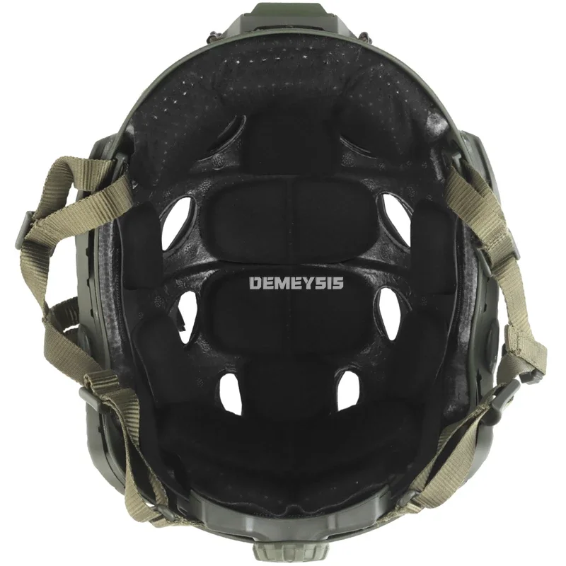 Casco táctico FAST SF para exteriores, cascos deportivos de protección para caza y tiro medio cubierto, combate de Paintball CS, equipo de cabeza para juego de guerra - imagen 4